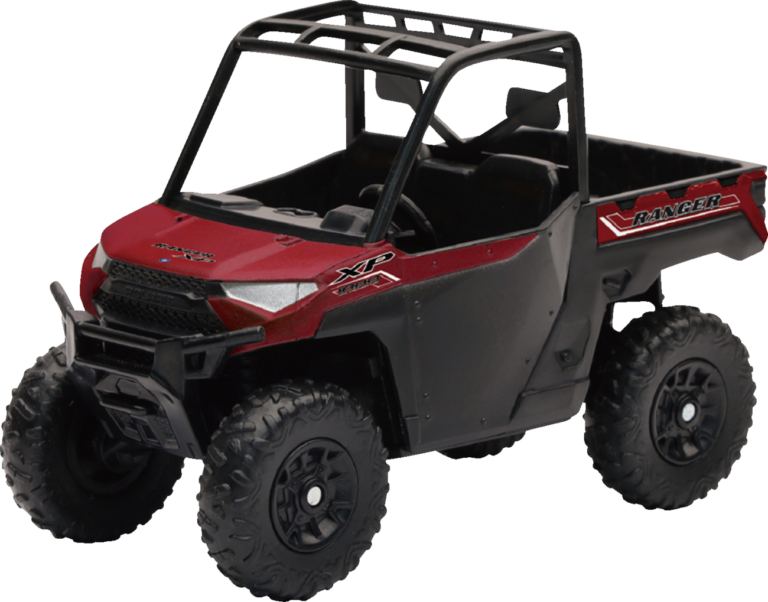 NEW RAY TOYS - Mini Polaris Ranger XP1000 EPS - 1:18 Scale - Black/Red