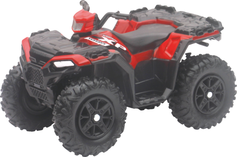 NEW RAY TOYS - Mini Polaris Sportsman XP1000 - 1:12 Scale - Black/Red