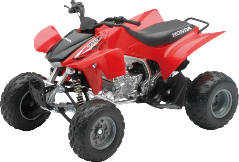 NEW RAY TOYS - Honda TRX 450R ATV - 1:12 Scale - Red/Black