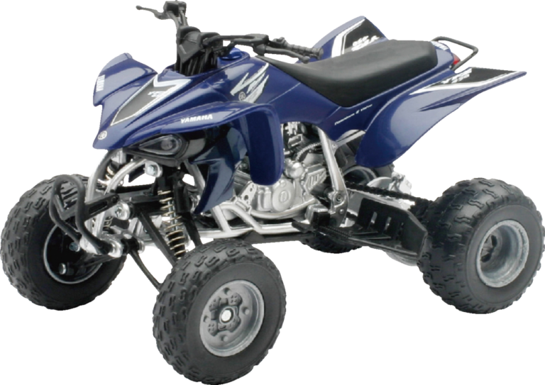 NEW RAY TOYS - Yamaha YFZ 450 ATV - 1:12 Scale - Black/Blue