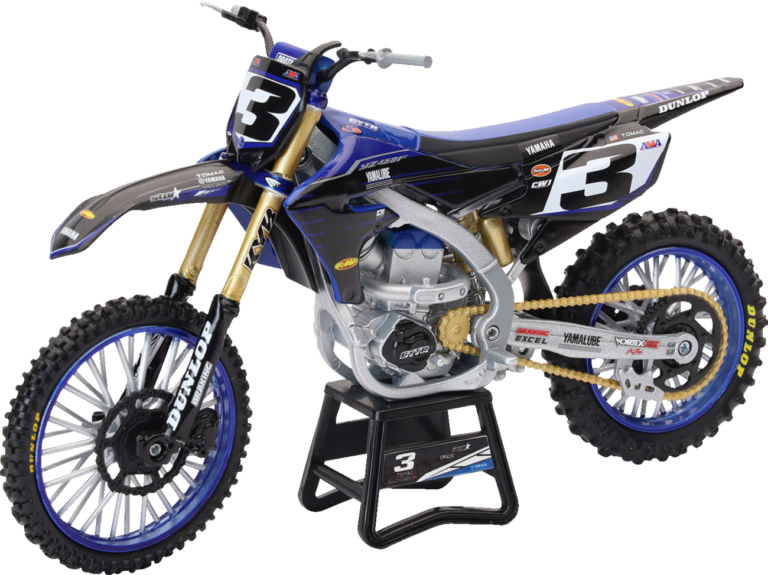 NEW RAY TOYS - Yamaha Factory Race Team Bike - Eli Tomac - 1:12 Scale - Blue/Black
