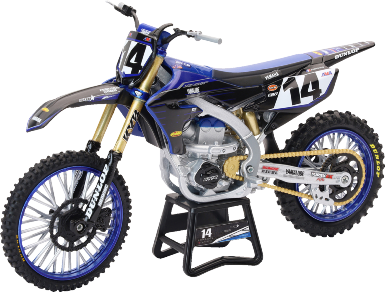 NEW RAY TOYS - Yamaha Factory Race Team Bike - Dylan Ferrandis - 1:12 Scale - Blue/Black