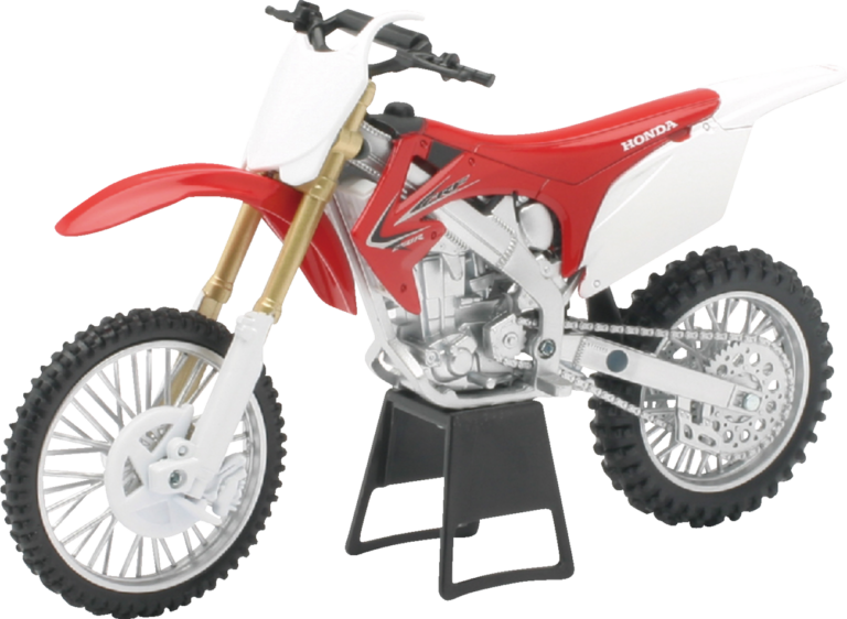 NEW RAY TOYS - Honda CRF250R Dirt Bike - 1:12 Scale - Red/White/Black