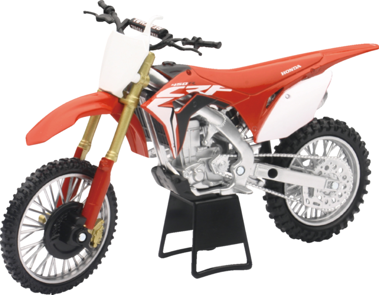 NEW RAY TOYS - Honda CRF450R Dirt Bike - 1:12 Scale - Red/White