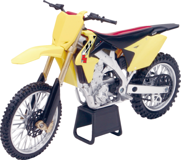 NEW RAY TOYS - Suzuki RM-Z 450 Dirt Bike - 1:12 Scale - Yellow/Black