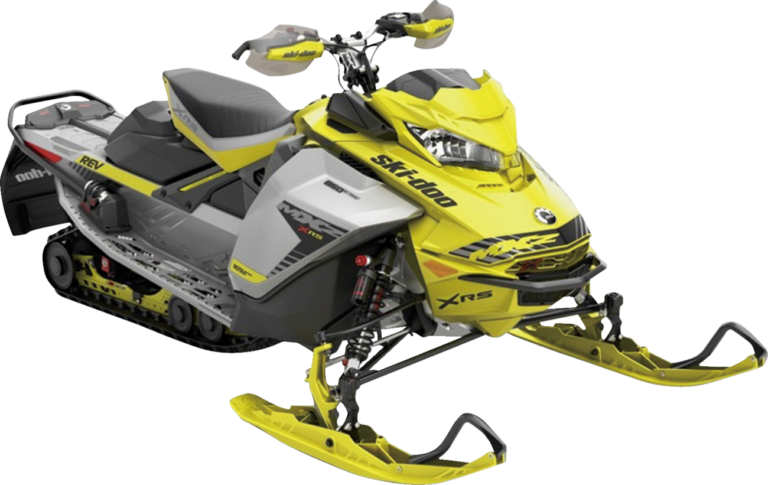 NEW RAY TOYS - Can-Am Ski-Doo Snowmobile - 1:20 Scale - Yellow/Black