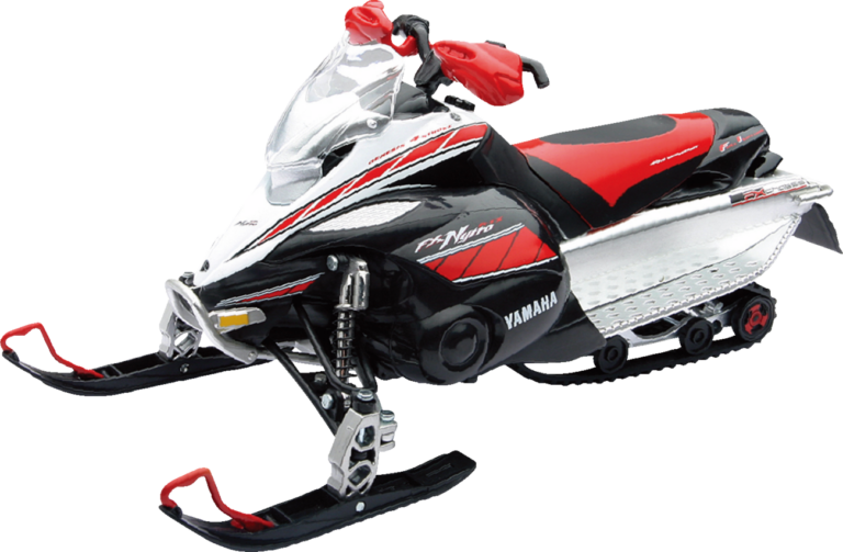NEW RAY TOYS - Yamaha FX Snowmobile - 1:12 Scale - Black/Red/Silver