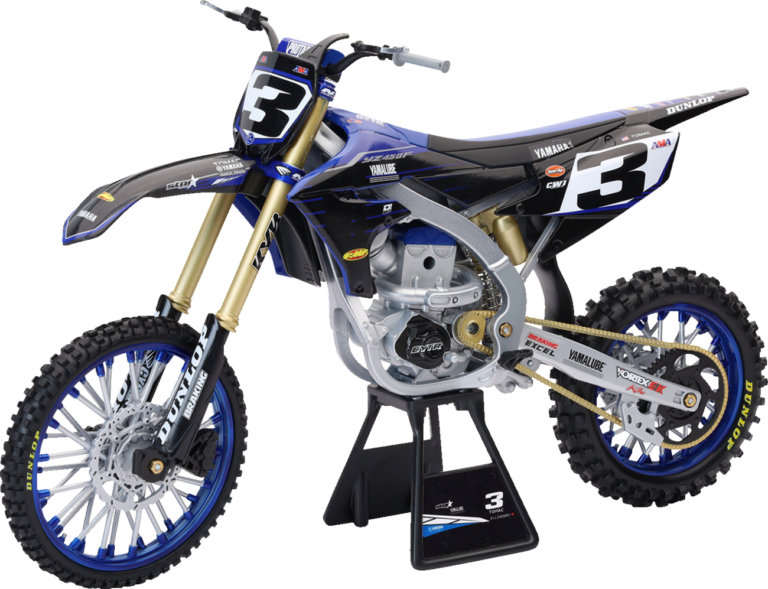 NEW RAY TOYS - Yamaha Factory Race Team Bike - Eli Tomac - 1:6 Scale - Black/Blue