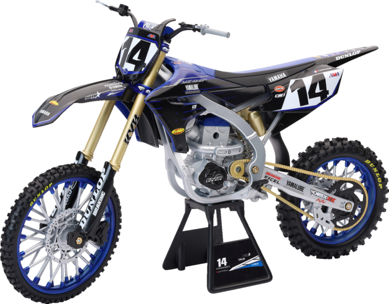 NEW RAY TOYS - Yamaha Factory Race Team Bike - Dylan Ferrandis - 1:6 Scale - Black/Blue/Gold