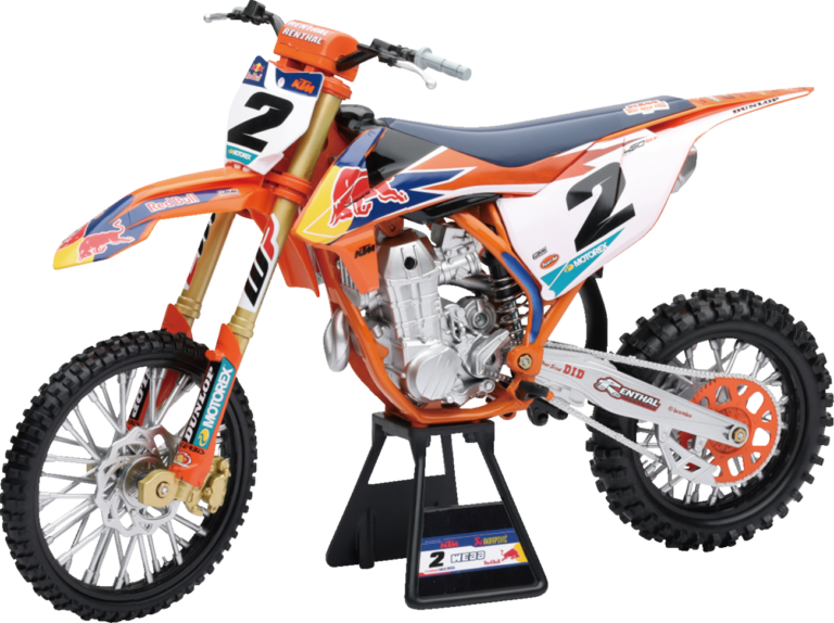 NEW RAY TOYS - Red Bull KTM 450 SX-F - Cooper Webb - 1:6 Scale - Orange/Black/White