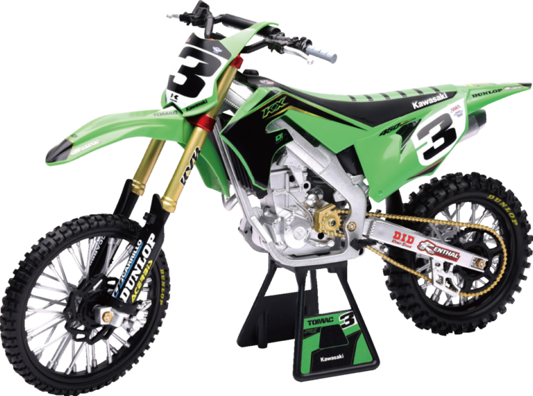 NEW RAY TOYS - Kawasaki Race Team Bike 2019 - Eli Tomac - 1:6 Scale - Green/Black