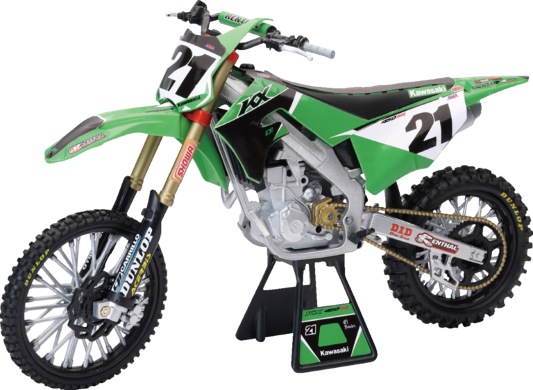 NEW RAY TOYS - Kawasaki Race Team Bike - Jason Anderson - 1:6 Scale - Green/Black