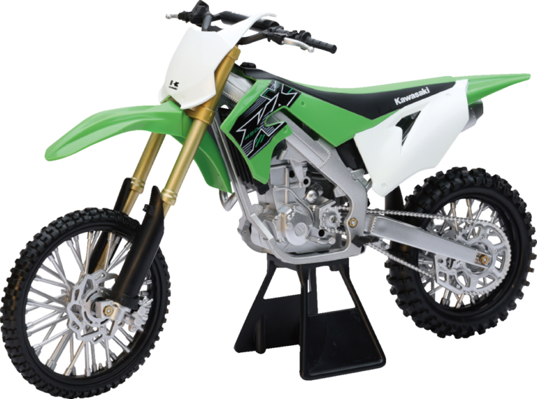 NEW RAY TOYS - Kawasaki KX 450F 2019 Dirt Bike - 1:6 Scale - Green/White/Black