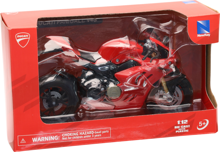 NEW RAY TOYS - Ducati Panigale V4 S - 1:12 Scale - Red