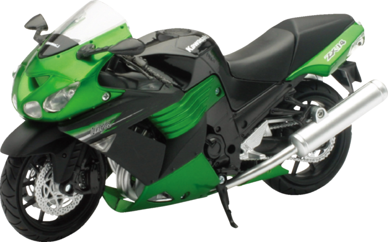NEW RAY TOYS - Kawasaki ZX-14 Sport Bike - 1:12 Scale - Green