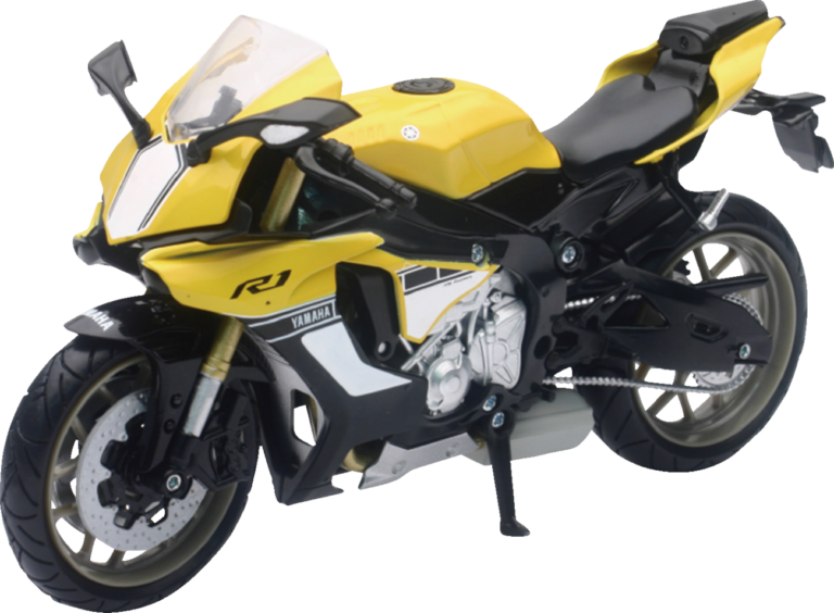 NEW RAY TOYS - Yamaha YZF-R1 2016 Bike - 1:12 Scale - Yellow/Black