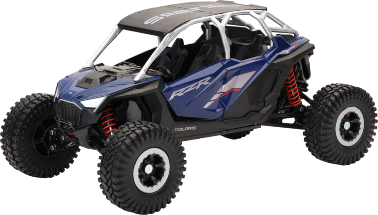 NEW RAY TOYS - Polaris RZR Pro R4 Rock Crawler - 1:18 Scale - Azure Crystal