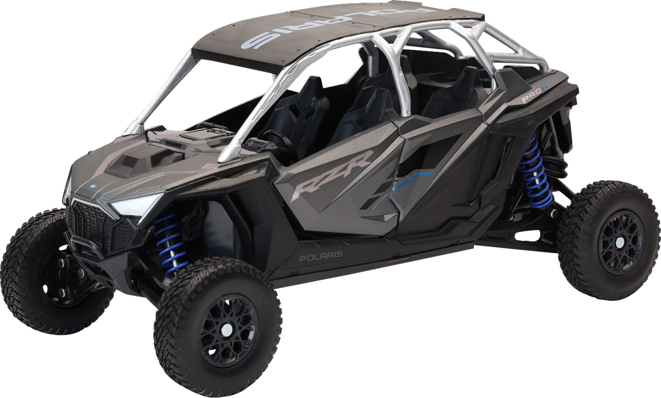 NEW RAY TOYS - Polaris RZR Pro R4 Rock Crawler - 1:18 Scale - Stealth Black - Image 2