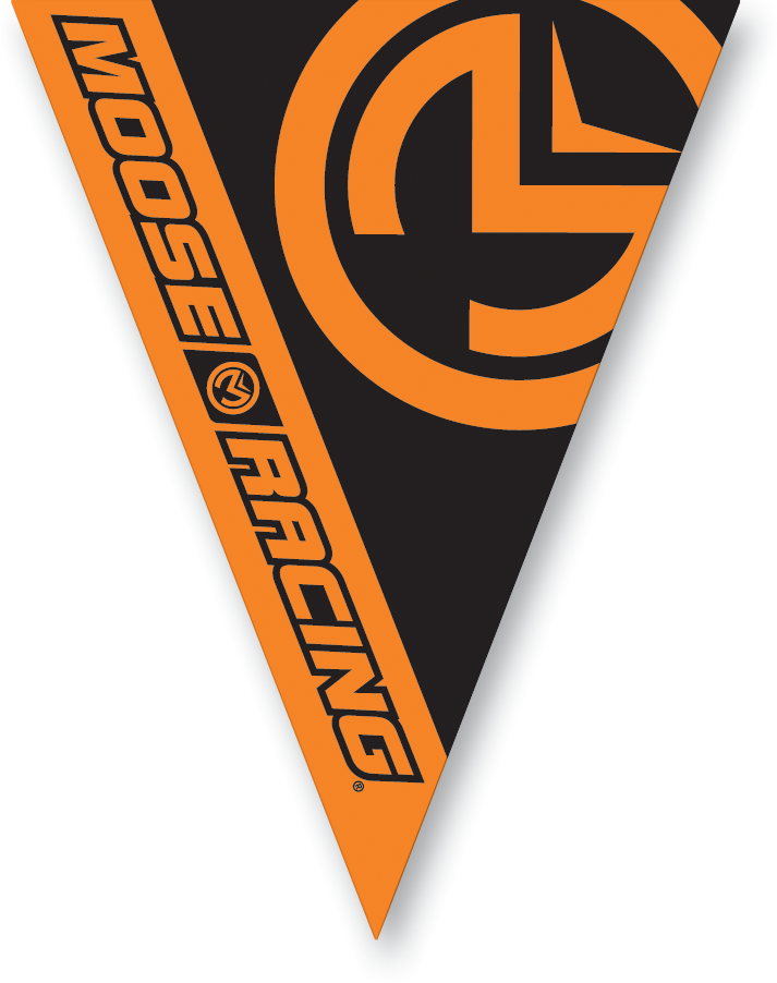 MOOSE OFFROAD - Pennant Flags - Orange/Black