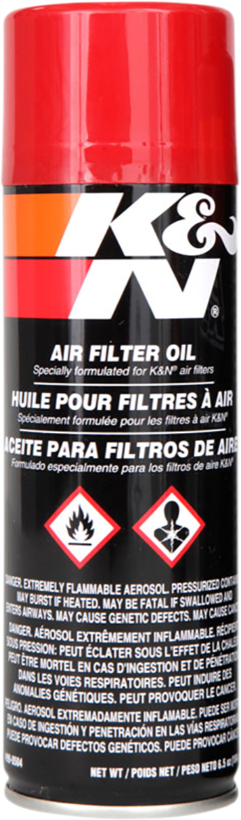 K & N - Air Filter Oil - 6.5 oz. net wt. - Aerosol - Image 2