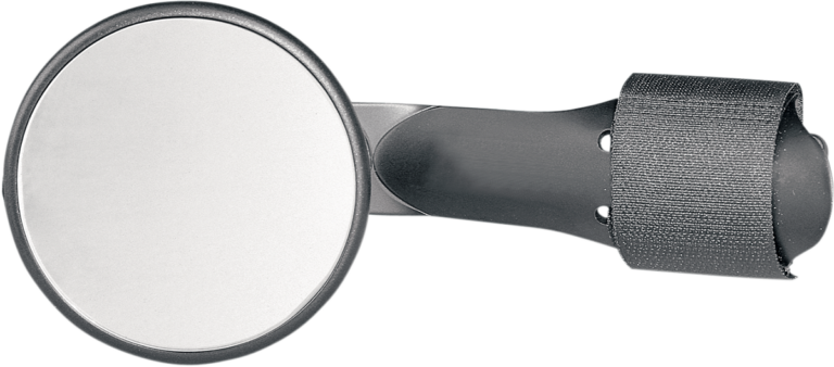 PARTS UNLIMITED - Mirror - Side View - Round - Black - Each