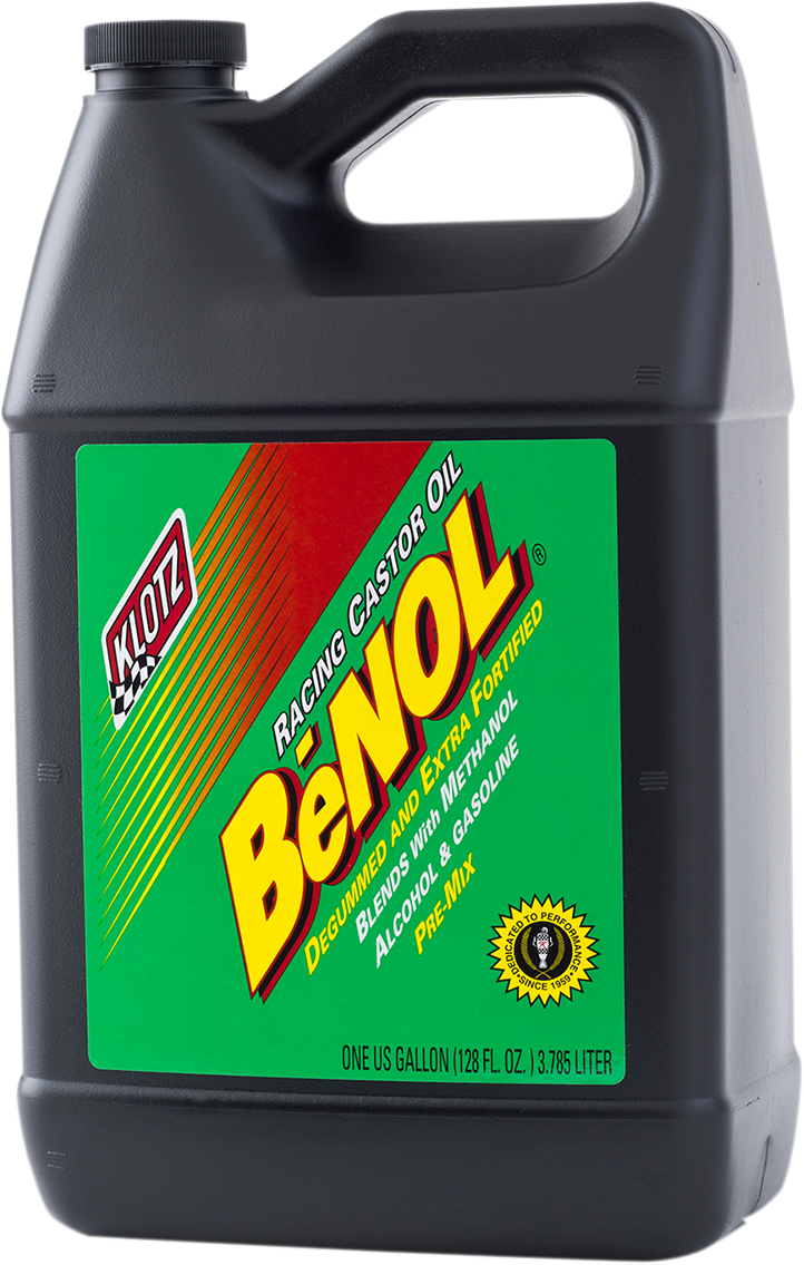 KLOTZ OIL - BeNOL® Racing Premix 2-Stroke Castor Oil - 1 U.S. gal.