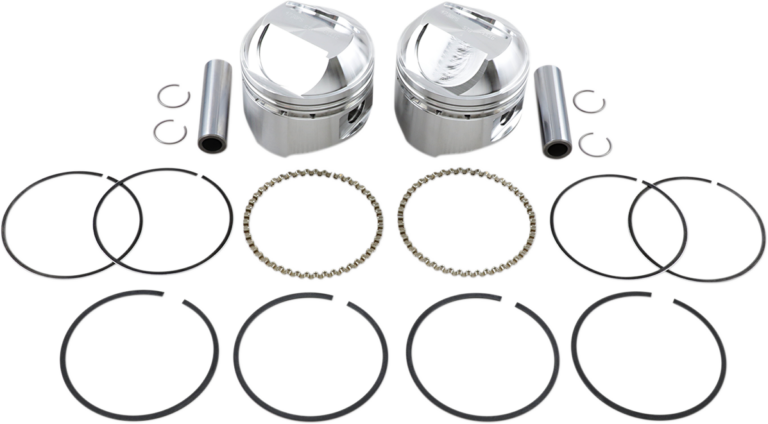 WISECO - Piston Kit - Standard - High Compression - Big Twin 1340 cc 80"