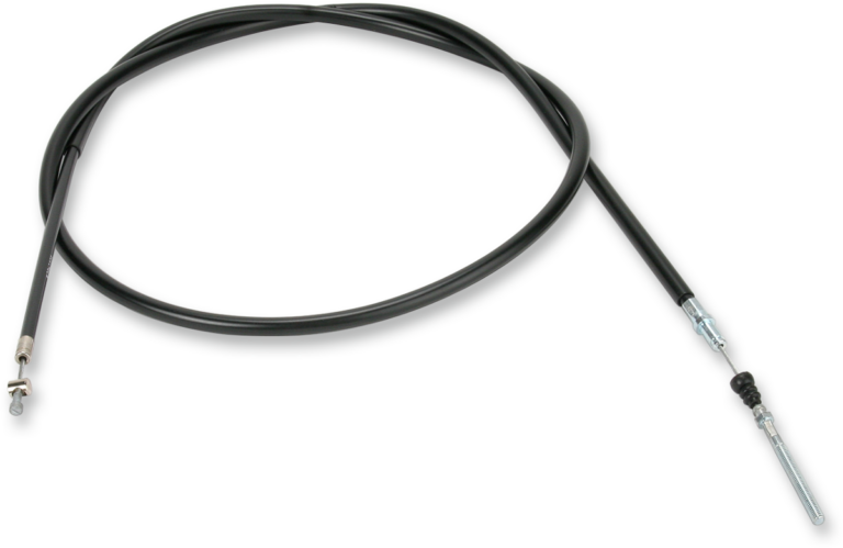 PARTS UNLIMITED - Black Vinyl Brake Cable - Rear - Yamaha
