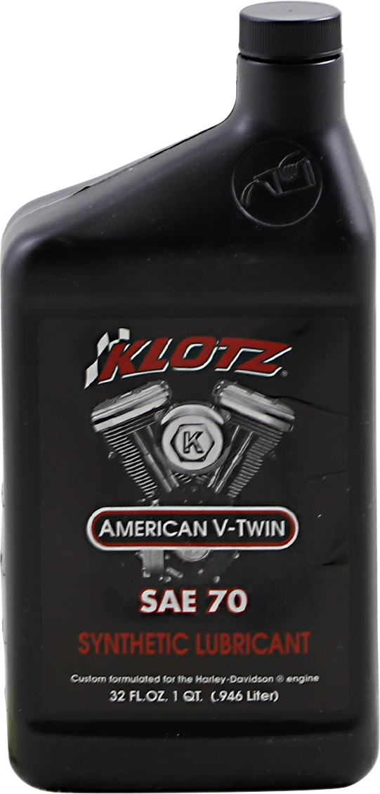 KLOTZ OIL - V Twin Synthetic Oil - 70W - 1 U.S. quart