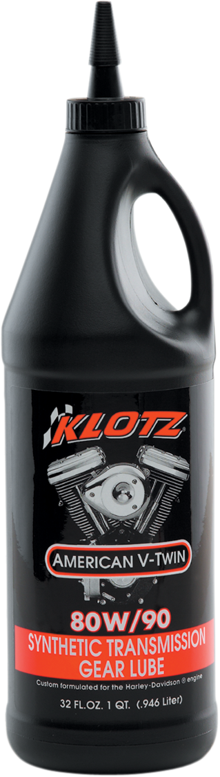 KLOTZ OIL - Big Twin Synthetic Transmission Lube - 80W-90 - 1 U.S. quart