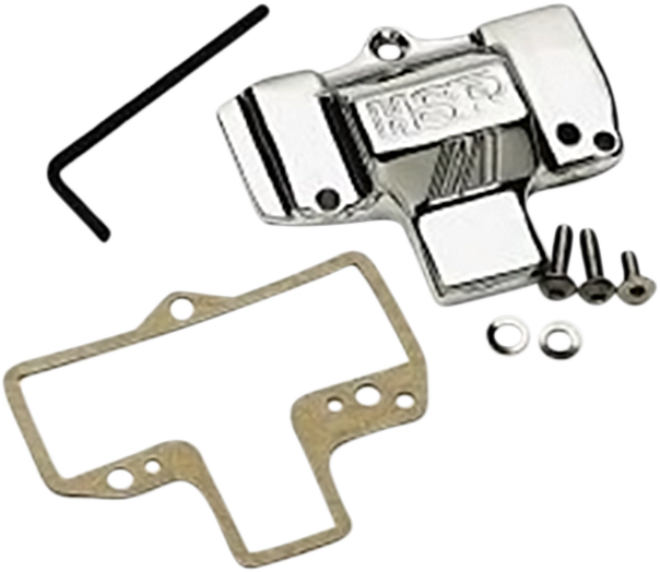MIKUNI - Carburetor Top Cover with Logo - Chrome