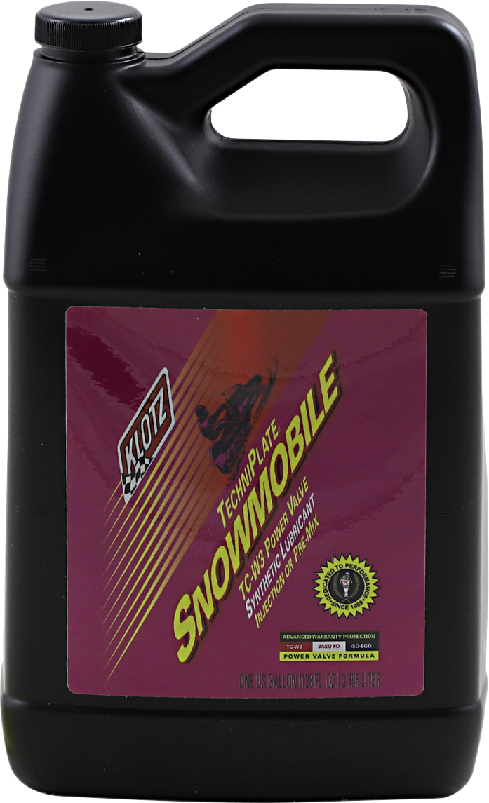 KLOTZ OIL - Snowmobile TechniPlate® Synthetic 2-Stroke Oil - 1 U.S. gal.