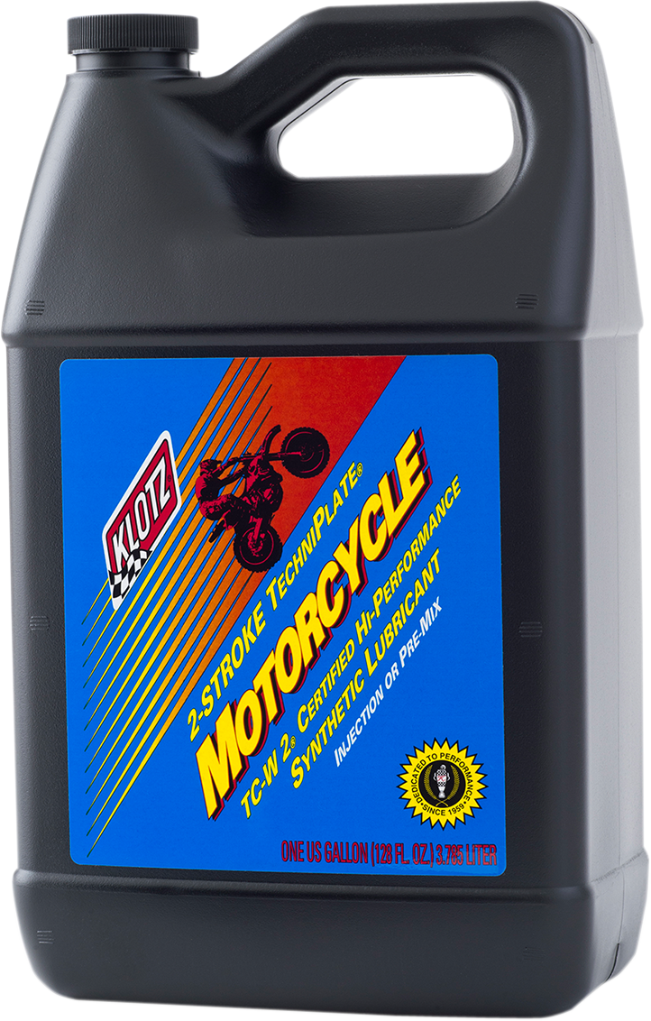 KLOTZ OIL - TechniPlate® Synthetic TCW-2 2-Stroke Oil - 1 U.S. gal.