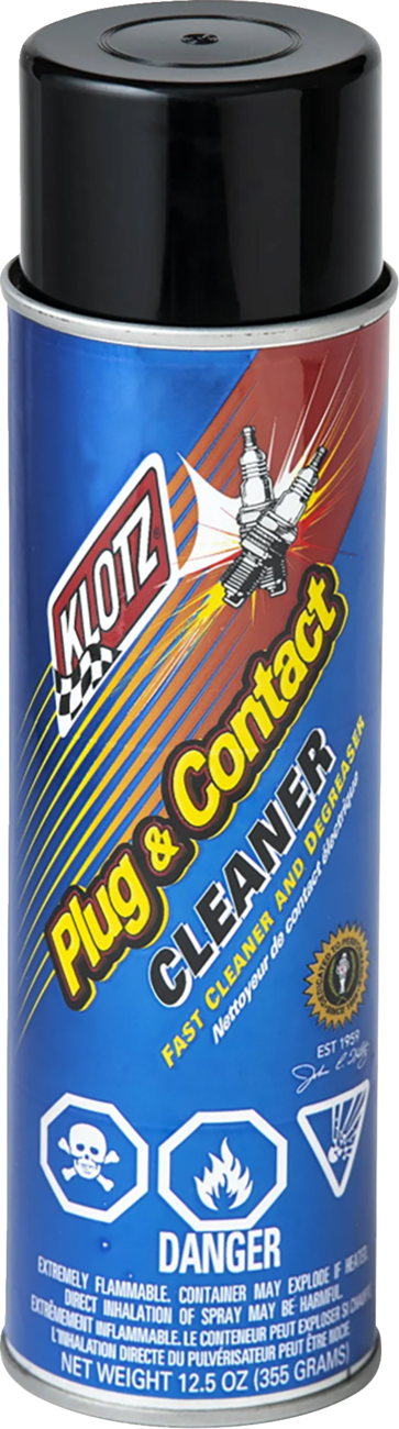 KLOTZ OIL - Plug & Contact Cleaner - 12.5 oz. net wt. - Aerosol - Image 2