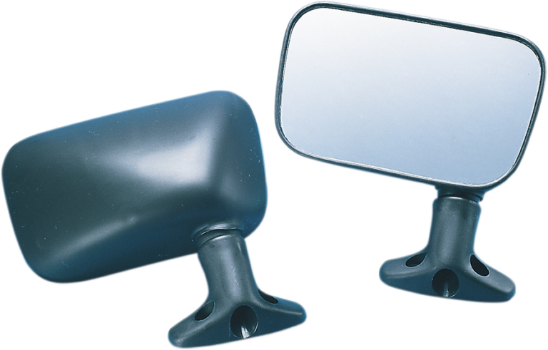 PARTS UNLIMITED - Mirrors - Rear View - Rectangle - Black - Pair