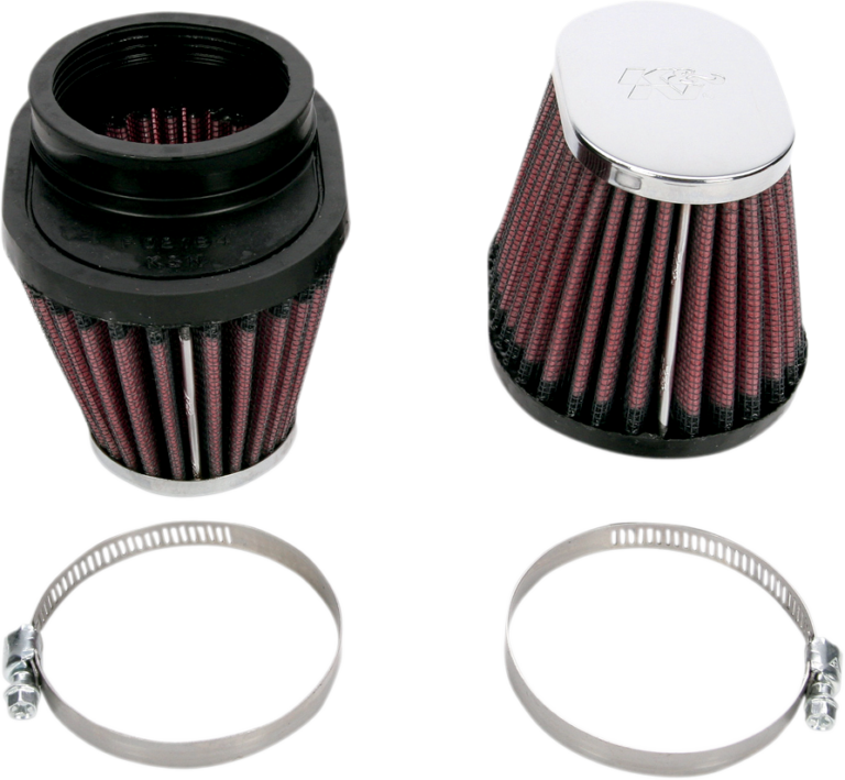 K & N - Clamp-On Air Filters - Honda/Kawasaki/Suzuki/Yamaha