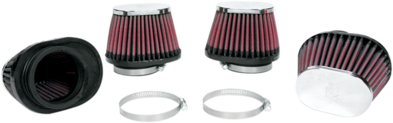K & N - Clamp-On Air Filters - Honda/Kawasaki/Suzuki/Yamaha