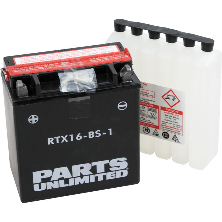 PARTS UNLIMITED - AGM Battery - YTX16-BS-1 .8 L