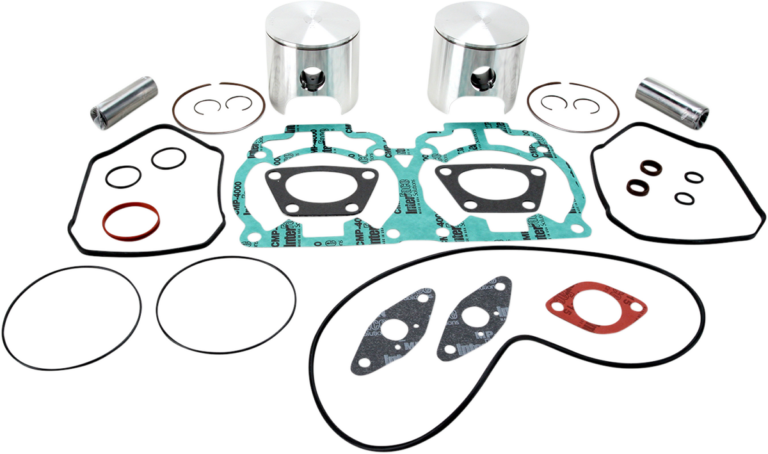 WISECO - Piston Kit with Gaskets - 77.00 mm - 593 Engine Type - Ski-Doo