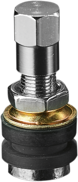 PARTS UNLIMITED - Valve Stem - Straight - Chrome - 1-3/16"