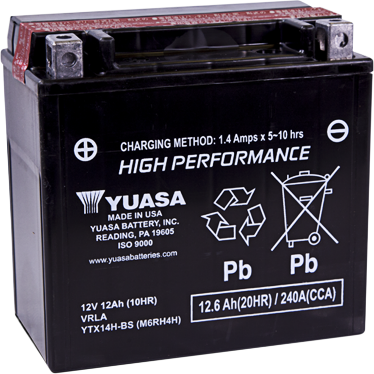 YUASA - AGM Battery - YTX14H-BS .69L