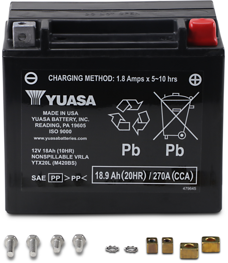 YUASA - AGM Battery - YTX20L