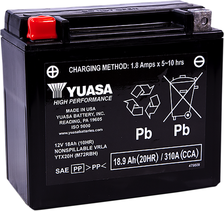 YUASA - AGM Battery - YTX20H