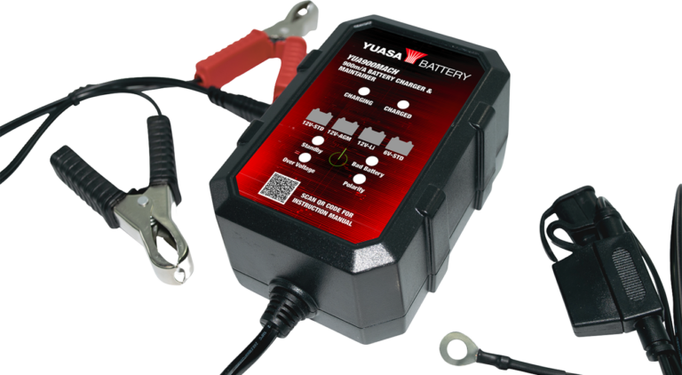 YUASA - Battery Charger/Maintainer - Automatic - 900 mA