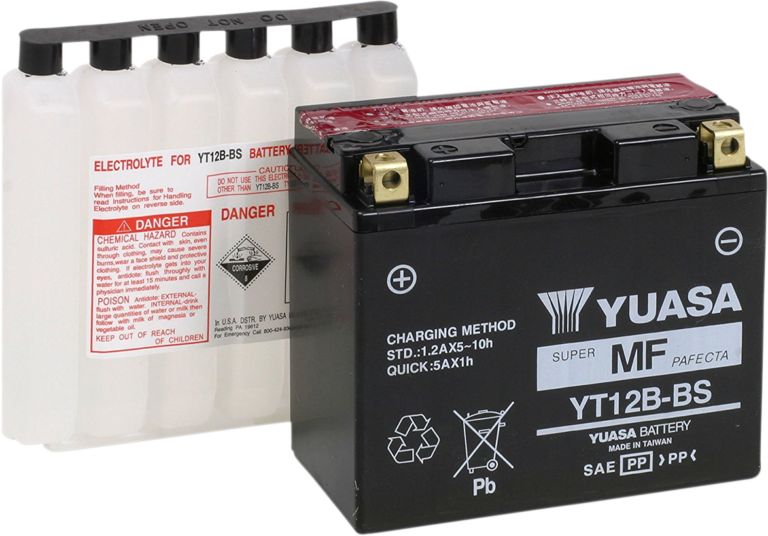 YUASA - AGM Battery - YT12B-BS - .52 L