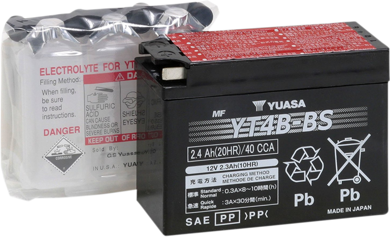 YUASA - AGM Battery - YT4B-BS - .12 L