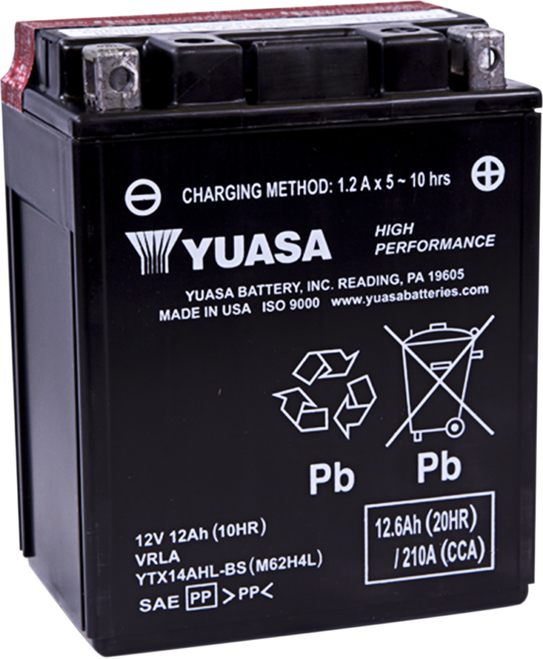YUASA - AGM Battery - YTX14AHL-BS .66 L