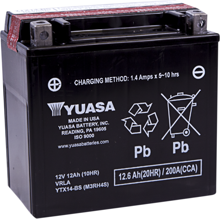 YUASA - AGM Battery - YTX14-BS .69 L