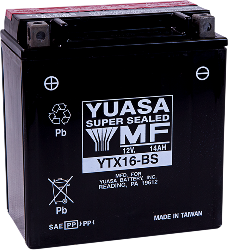 YUASA - AGM Battery - YTX16-BS - .78 L