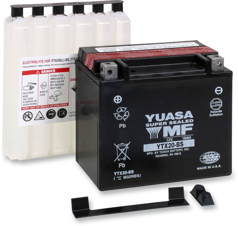 YUASA - AGM Battery - YTX-20BS - .93 L